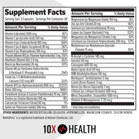 Thumbnail for 10X Health Optimize Methylated Multivitamin for Men - 90 Capsules, 34 in 1 Formula with 800 mcg of Vitamin B12, 5-MTHF, NAC - Methyl B Complex