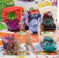 Thumbnail for Hot Wheels Toy Cars & Playset, 2025 Advent Calendar with 10 Vehicles in 1:64 Scale, 10 Ornament Clips & 14 Winter-Themed Accessories