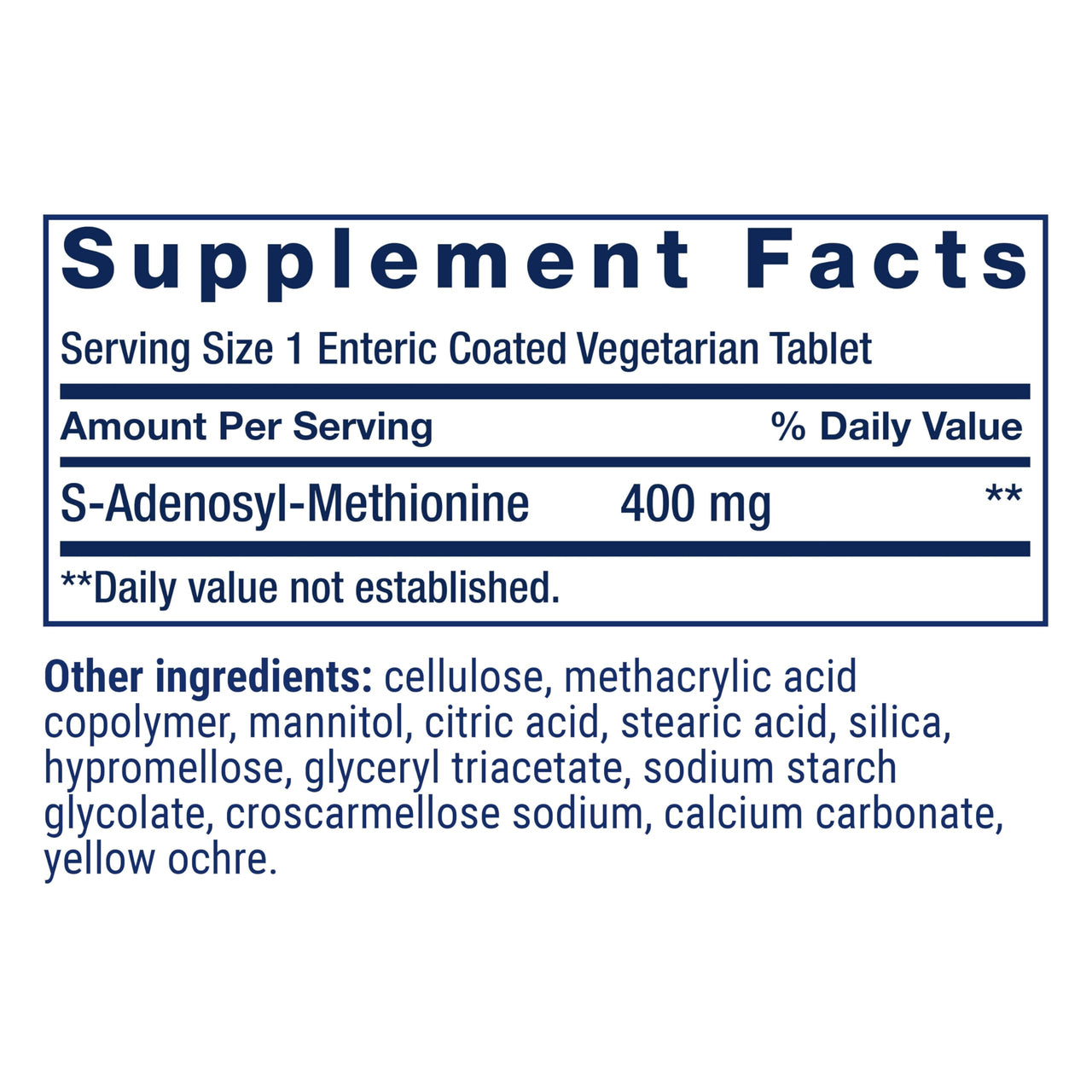 Life Extension Same, Mood, Joint & Liver Support, Gluten-Free, Non-GMO, Vegetarian, 30 Tablets