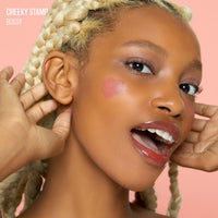 Thumbnail for KAJA Blusher - Cheeky Stamp 03 Bossy | Kbeauty, Cute Makeup, Buildable & Blendable Shade with Heart-shaped Applicator, Sunkissed Finish, Travel size, Hygienic, Portable, Korean Makeup, 0.17 Oz