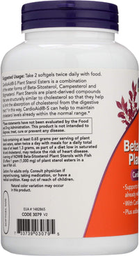 Thumbnail for NOW FOODS SPO Beta-Sitosterol Plant Sterols with Fish Oil, 180 Count