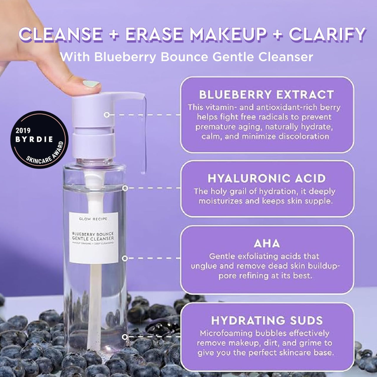 Glow Recipe Blueberry Bounce Gentle Face Cleanser