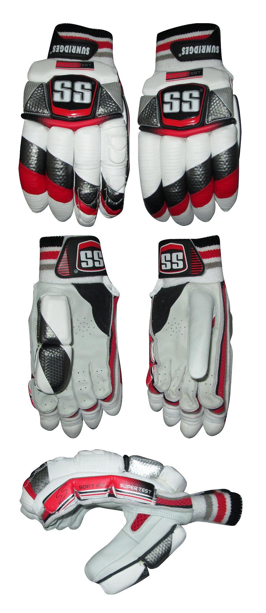 SS Batting Gloves SUPERTEST Soft Fill Sunridges (Men Right Handed)