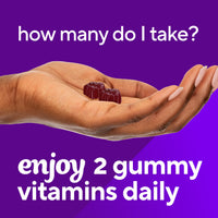 Thumbnail for Vitafusion Iron Gummy Vitamin Supplement, Supports Red Blood Cell Production*, Guava Hibiscus Flavor, 30 Servings, 60 Count