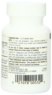 Thumbnail for Source Naturals Pycnogenol & Grape Seed Extract 100 mg Dietary Supplement - 30 Tablets - a Potent Combination of Two Powerful Natural antioxidants*