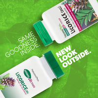 Thumbnail for NaturesPlus Herbal Actives Licorice (DGL) 500 mg - 60 Capsules, Pack of 2 - Supports Healthy Digestion & Overall Well-Being - Vegetarian, Gluten Free - 120 Total Servings