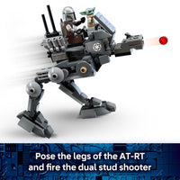 Thumbnail for LEGO Star Wars AT-RT Attack - Building Toy for Boys & Girls, Ages 7+ - with The Mandalorian & Grogu Minifigures - Playset for Kids - Gift for Birthdays - 75444