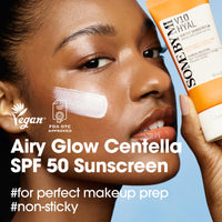Thumbnail for SOME BY MI V10 Hyal Air Fit Sunscreen SPF 50 – 1.69oz, 50ml – Korean Centella Sunscreen for Face with UV Protection – Non-Greasy, No White Cast, No Eye Irritation for Sensitive Skin – Korean Skin Care