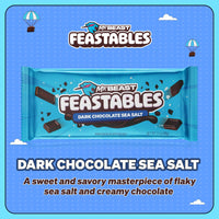 Thumbnail for Feastables by MrBeast Dark Chocolate with Sea Salt KING Size Chocolate Bar, 2.1oz (60g), 10 count