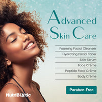 Thumbnail for NutriBiotic – Advanced Skin Care Body Crème, 8 Fl Oz - with GSE, Aloe, Tocotrienols, DMAE, Vitamin C Ester & Alpha Lipoic Acid - Nourishing for Soft & Silky Skin - Vegetarian & Paraben-Free