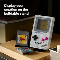 Thumbnail for LEGO Super Mario Game Boy - Retro Building Sets for Adults, Ages 18+ - Gifts for Birthdays - Collectible Model with Game Paks and Display Stand - 72046