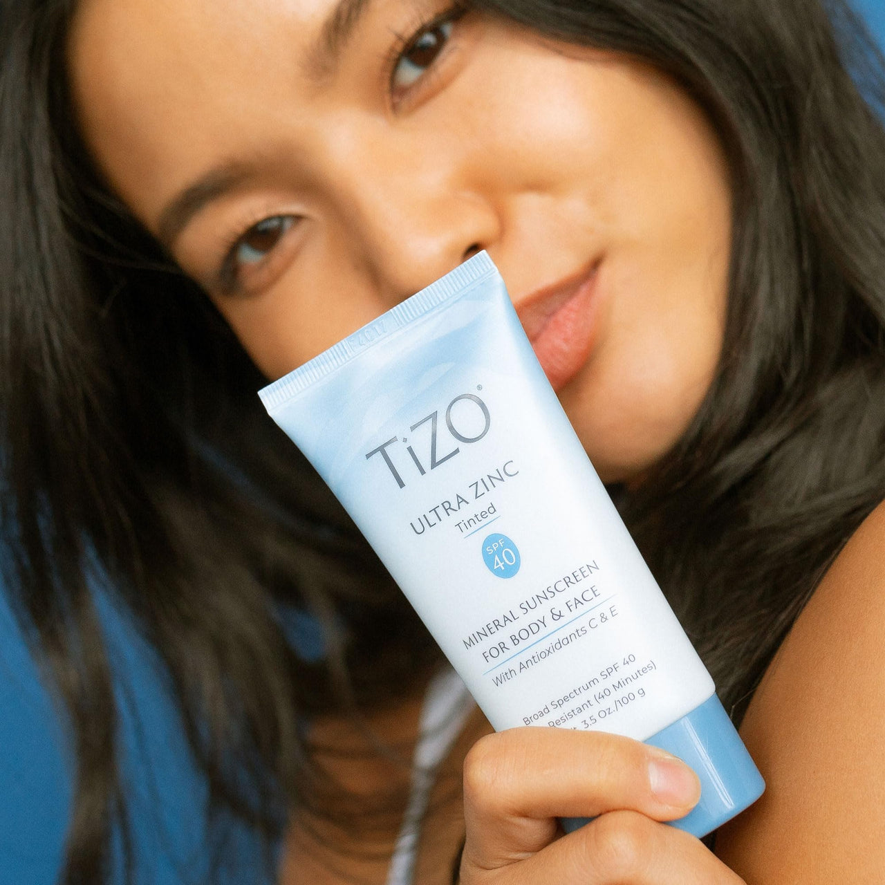 TIZO Ultra Zinc Body Face Sunscreen Tinted SPF 40, 3.5 oz