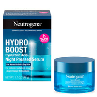 Thumbnail for Neutrogena Hydro Boost Night Pressed Serum - with Hyaluronic Acid & Antioxidants, Hydrating Face Moisturizer that Restores & Revitalizes Skin Overnight, for Normal to Extra Dry Skin, 1.7 oz