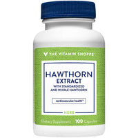Thumbnail for The Vitamin Shoppe Hawthorn Extract, with Standardized and Whole Hawthorn, Powerful Antioxidant That Supports Cardiovascular Health, Supports Cellular Health (100 Capsules)