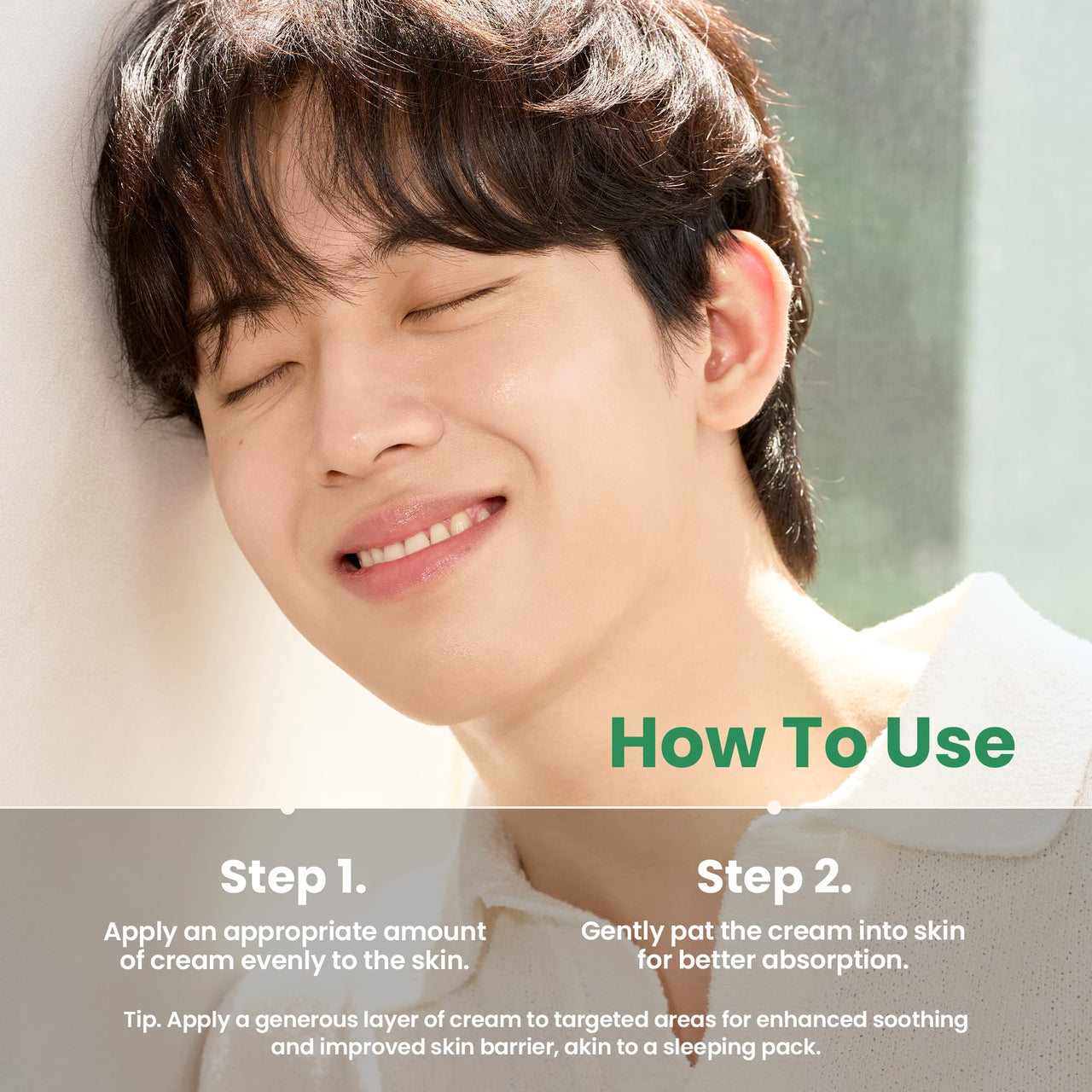 AXIS-Y Panthenol 10 Skin Smoothing Shield Cream - Daily Facial Moisturizer Barrier Cream for Long Lasting Hydration & Soothing - Vegan Korean Skin Care Face Lotion - 1.69 fl. oz.