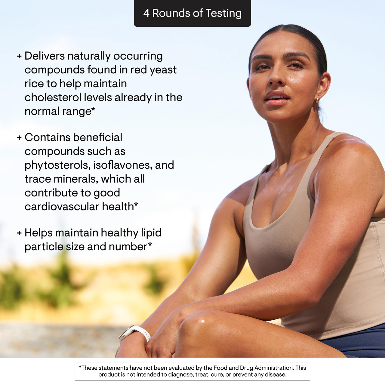 THORNE - Red Yeast Rice - Supports Healthy Cholesterol Levels Already in a Normal Range, Heart Health & Blood Pressure* - Third-Party Certified - Gluten-Free, Dairy-Free - 120 Capsules