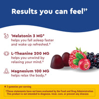 Thumbnail for Nature Made Wellblends Sleep and Recover, Sleep Aid with Melatonin 3mg to Support Restful Sleep, plus L theanine 200mg and Magnesium Citrate, 44 Gummies