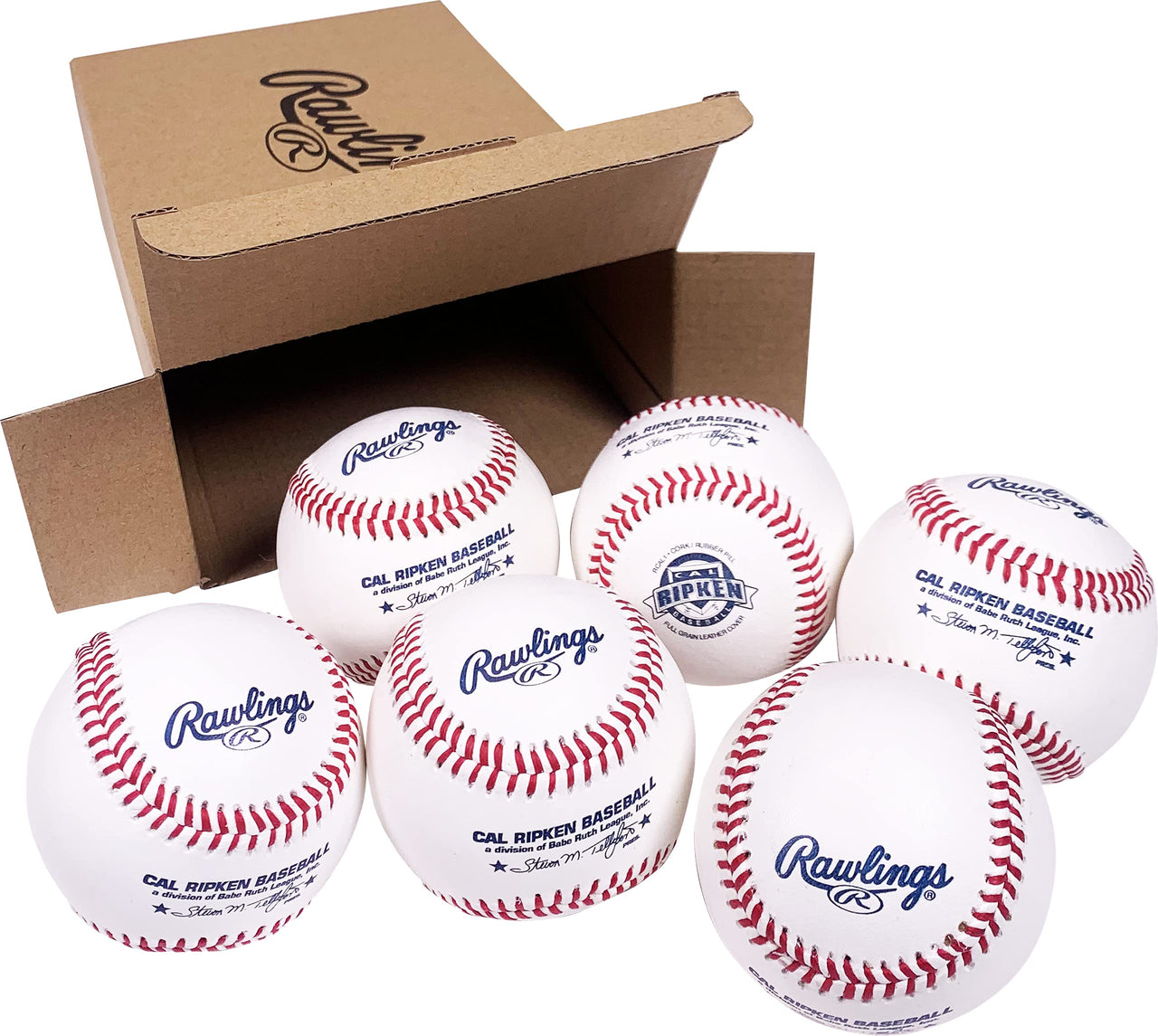 Rawlings | CAL RIPKEN LEAGUE Baseballs | Competition Grade | RCAL1 | Youth/14U | 6 Count