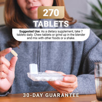Thumbnail for Dr. Berg Nutritionals Yeast Tablets – Natural B12 Added - All 8 B Vitamin Complex – Organic Vanilla Flavor - 270 Vegan Tablets Dietary Supplements
