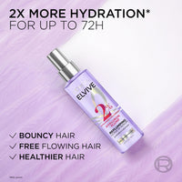 Thumbnail for L'Oreal Paris Elvive Hyaluron Plump Moisture Plump Hair Serum for Dehydrated, Dry Hair with Hyaluronic Acid Care Complex, Paraben-Free, 4.4 Fl Oz