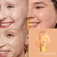 Thumbnail for NYX PROFESSIONAL MAKEUP Buttermelt Glaze Soft Glow Skin Tint with SPF 30, Up To 12HR Wear, 01 Whipped Butta