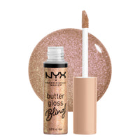 Thumbnail for NYX PROFESSIONAL MAKEUP Butter Gloss Bling Lip Gloss, Non Sticky and Shiny Vegan Lip Makeup - Bring The Bling