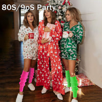 Thumbnail for Buauty Leg Warmers for Women 80s 90s Outfit Fashion Neon Ribbed Leg Socks Fashion Y2k Neon Accessories Sports Yoga (2 Pairs)
