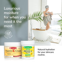 Thumbnail for De La Cruz - Vitamin E Cream and Arnica Salve Bundle - Moisturizing Skin Care for Dry and Rough Skin