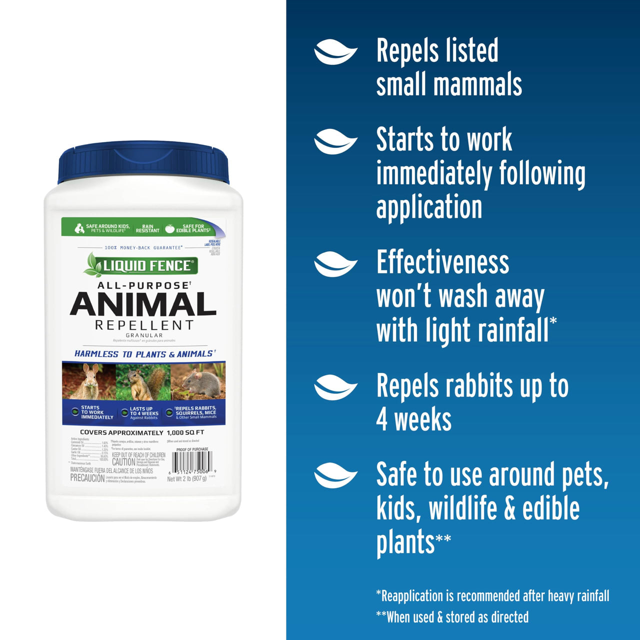 Liquid Fence Granular All-Purpose Animal Repellent