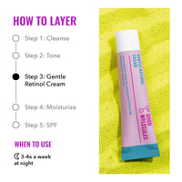 Thumbnail for Good Molecules Gentle Retinol Cream - Night Cream with Retinol and Bakuchiol - Targets Fine Lines, Congestion, Enlarged Pores - Anti-Aging Skincare for Face