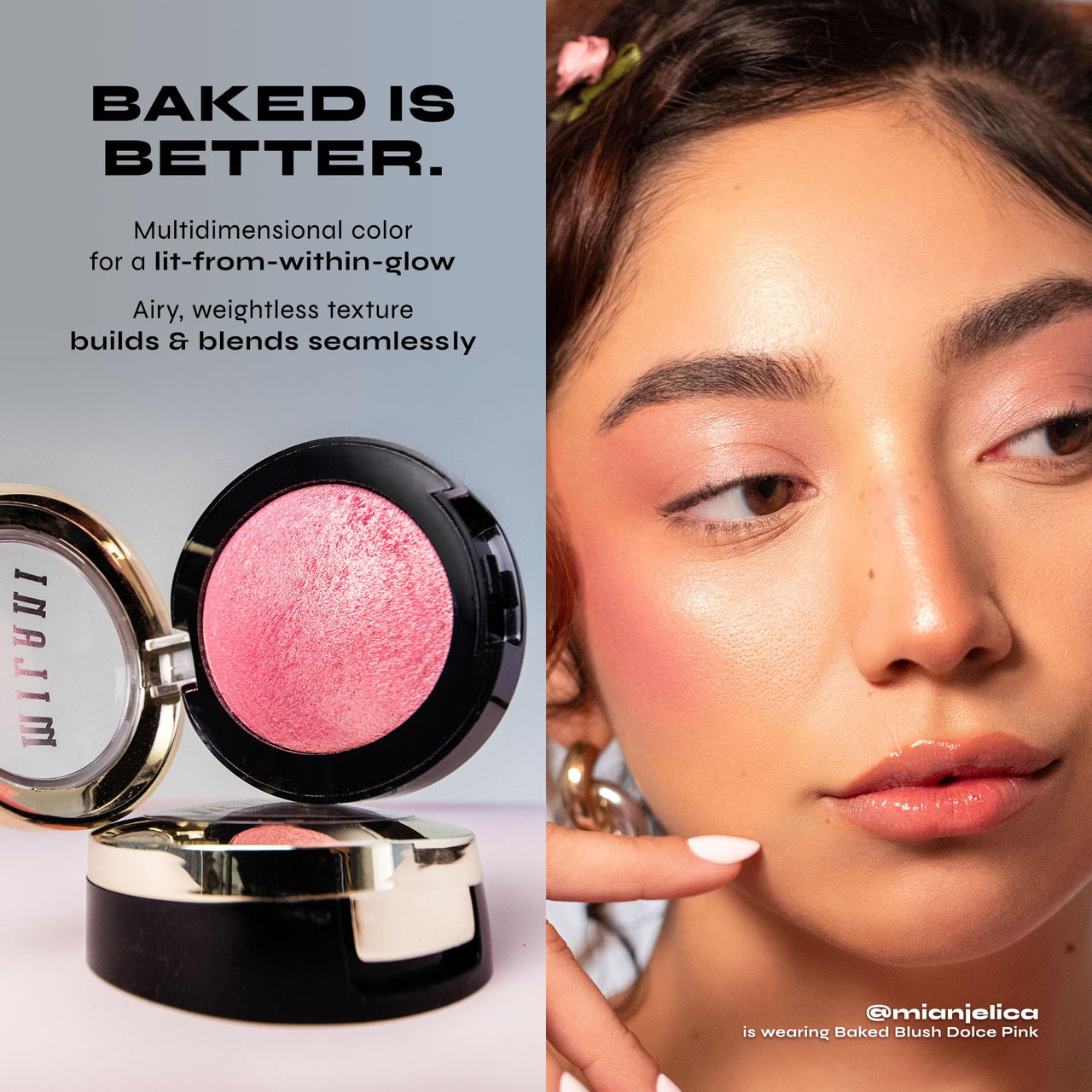 Milani Baked Blush - Corallina (0.12 Ounce) Cruelty-Free Powder Blush - Shape, Contour & Highlight Face for a Shimmery or Matte Finish