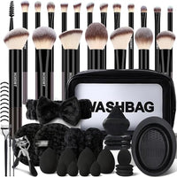 Thumbnail for Image 2 of Black for the product HGHDBT 57Pcs Makeup Brushes Set Professional with Case