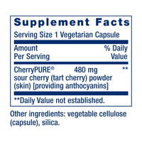 Thumbnail for Life Extension Tart Cherry with CherryPURE®, anthocyanins, oxidative Stress, Muscle Recovery, Exercise Support, Muscle Comfort, Vegetarian, Gluten-Free, Non-GMO, 60 Capsules