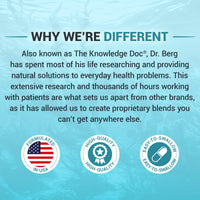 Thumbnail for Dr. Berg Sea Kelp Enhanced Iodine - 200 mcg of Premium Iodine - Seaweed Blend Includes Klamath Blue-Green Algae & Sea Kelp - 90 Capsules