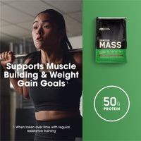 Thumbnail for Optimum Nutrition Serious Mass Weight Gainer Protein Powder, Chocolate 12LB