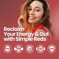 Thumbnail for Layer Origin Simple Reds - Organic Red Polyphenols Whole Fruit Powder | Only Real Red Whole Fruits & Zero-fillers | 30 Servings