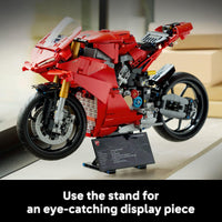 Thumbnail for LEGO Technic Ducati Panigale V4 S Motorcycle Toy - Building Set for Adults, Men & Women, Ages 18+ - Gift for Birthdays - 42202