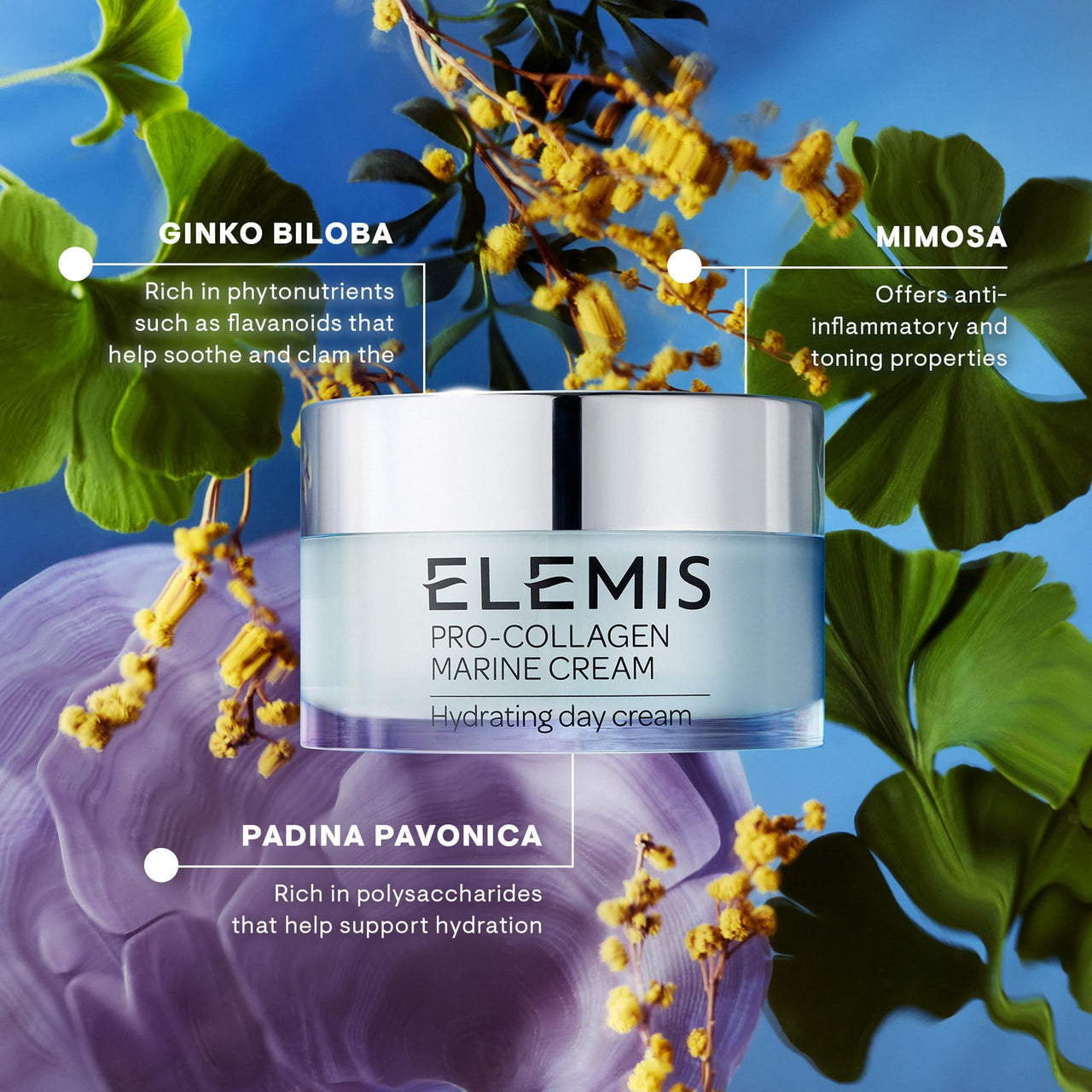 ELEMIS Pro-Collagen Marine Cream, Moisturizer for Face, Hydrating Cream for Dry Skin, Best for Aging Skin, Anti Aging Gel Moisturizer, Firming Facial Gel