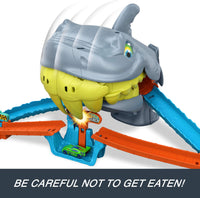 Thumbnail for Hot Wheels City Shark Chomp Beach Playset & 1:64 Scale Toy Car