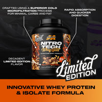 Thumbnail for MuscleTech Whey Protein Powder (Chocolate Peanut Butter, 5LB) - Nitro-Tech Whey Protein Isolate Smoothie Mix for Lean Muscle & Fast Recovery - 24g of Whey Gold Protein for Women & Men - Gluten-Free
