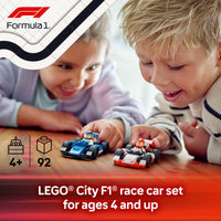 Thumbnail for LEGO City F1 Williams Racing & Haas F1 Race Car Toys - Car Building Toy Set for Kids, Boys and Girls, Ages 4+ - Preschool Toy for Fans - Gift Idea for Birthdays - 60464