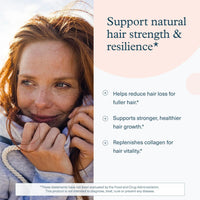Thumbnail for Youtheory Hair Collagen + Keratin - Advanced Collagen & Keratin Supplement - Supports Hair Growth & Nail Health - Aids Anti-Aging - 120 Tablets (20-Day Supply)