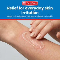 Thumbnail for De La Cruz 1% Hydrocortisone Ointment - Maximum Strength - Topical Anti Itch Ointment - Dry Skin, Redness, Dermatitis, Eczema and Rashes - 1 OZ (28g)
