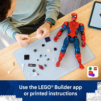 Thumbnail for LEGO Marvel Spider-Man Hero Figure - Super Hero Building Toy for Boys & Girls, Ages 12+ - Posable Kids Bedroom, Bookshelf or Desk Decor - Gift for Birthdays - 76346