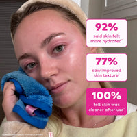 Thumbnail for The Original MakeUp Eraser PRO, Effortlessly Remove All Makeup Using Only Water, Including Waterproof Mascara, Eyeliner, Foundation, Lipstick, Sunscreen,and More! Berry Blue, 1ct
