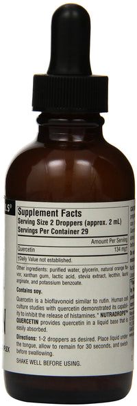 Thumbnail for Source Naturals - Quercetin NutraDrops, Seasonal Bioflavonoid Complex - 2 fliud oz.