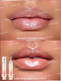 Thumbnail for SHEGLAM Booster Shine Plumping Lip Gloss-Sepia Kiss