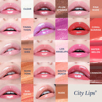 Thumbnail for City Beauty City Lips Clear - Plumping Lip Gloss - Hydrate & Volumize - High Shine Lip Plumper - Hyaluronic Acid & Peptides Visibly Smooth Lip Wrinkles - Cruelty-Free (Clear, Pack of 1)