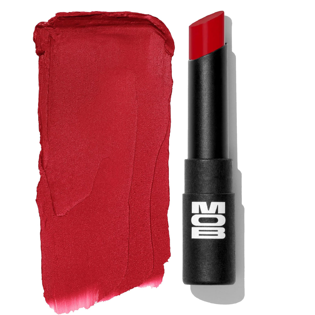 MOB Beauty Soft Matte Lipstick M67 – Red | Weightless, One-Swipe Color Infused with Skincare | Vegan, Silicone-Free, Cruelty-Free Formula in a Biodegradable Capsule