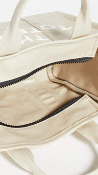 Thumbnail for Marc Jacobs Women's The Canvas Small Tote Bag, Beige, Off White, One Size